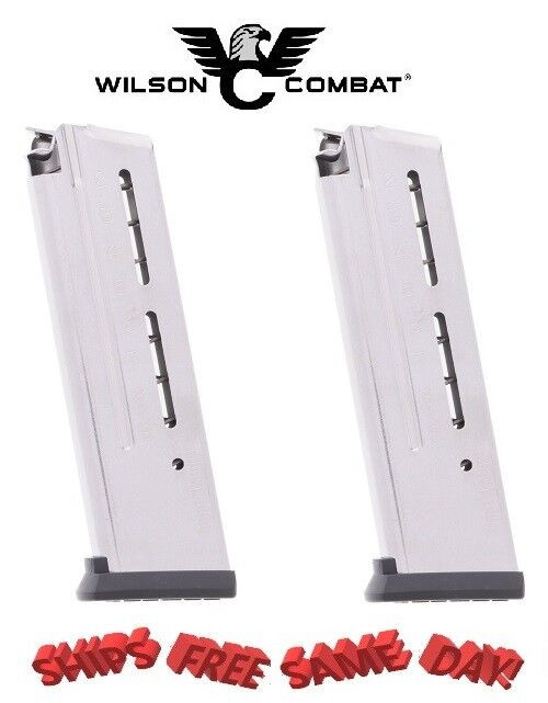 Pair Wilson Combat 1911 Magazines for .40 S&W, 9 Round, Full Size NEW!