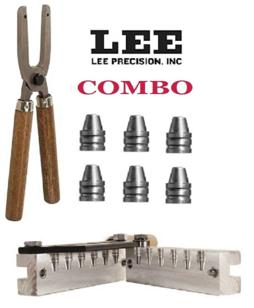 Lee COMBO 6-Cav Mold 38 Special/357 Magnum/38 Colt New Police/38 S&W + Handles!