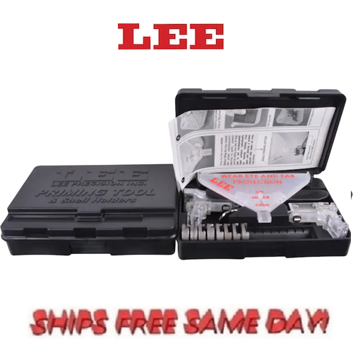 90215 Lee Priming Tool Kit INCLUDES 8 Shellholders FREE SHIPPING  New!