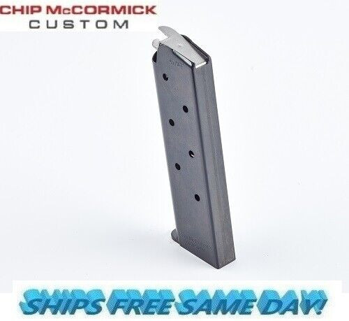 Chip McCormick 1911 Classic Mag for 45 ACP, 7 Round, Blued NEW! # M-CL-45FS7-BL