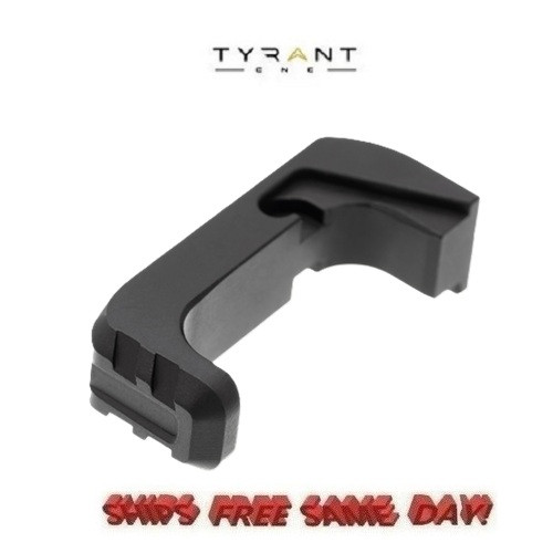 Tyrant CNC Glock 43X/48 Extended Mag Release, BLACK New! # TD-43x-48E-BLK