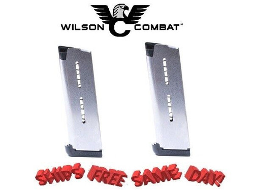 PAIR of Wilson Combat .45 ACP Full-Size, 1911 Magazines - 8-Round  47D