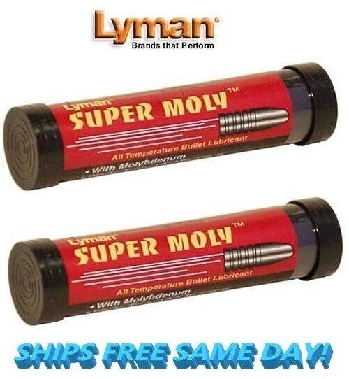 Lyman Super Moly Bullet Lube Tubes (2) for LYMANs 4500 Lubrisizer! 2857272