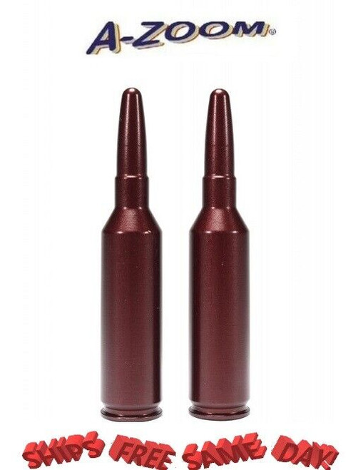 A-ZOOM Action Proving Dummy Round, Snap Cap for 6.5 PRC - 2 PACK New! # 12307 A-ZOOM Action Proving Dummy Round, Snap Cap for 6.5 PRC - 2 PACK New! # 12307