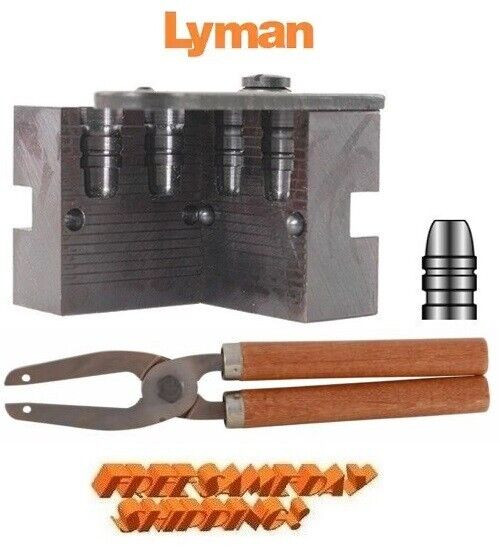 Lyman 2-CavMold #358477 38 Spec, 357 Mag,358 Dia, SWC 150gr w/ Handles  2660477