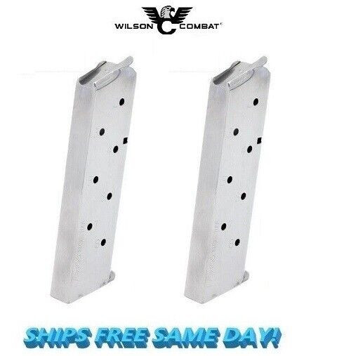 Wilson Combat PAIR 920 Series 1911 Mag Full-Size 8 RND, 45 ACP NEW! #  920-45FS8