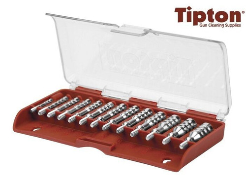 Tipton Ultra Cleaning Jag Set 13 PieceThreaded Nickel Plated Brass # 500012 New! Tipton Ultra Cleaning Jag Set 13 PieceThreaded Nickel Plated Brass # 500012 New!