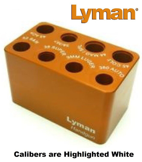 Lyman Ammo Checker 9mm, 40 S&W, 380, 45 ACP/COLT, 38/357,44 SPL/MAG 7833000 New