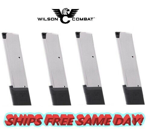 Wilson Combat FOUR 1911 Magazines 45 ACP  Full-Size, 10 ROUND # 47-45FS10(4)