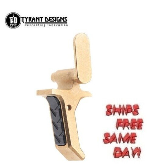 Tyrant Designs Sig Sauer P320 Drop in Trigger GOLD, GREY TD-P320-TRIG-Gold-Grey