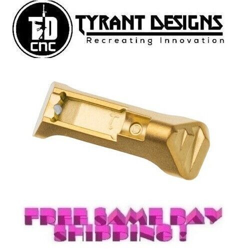 Tyrant Designs Extended Mag Release for Sig Sauer P365, GOLD # TD-P365E-Gold