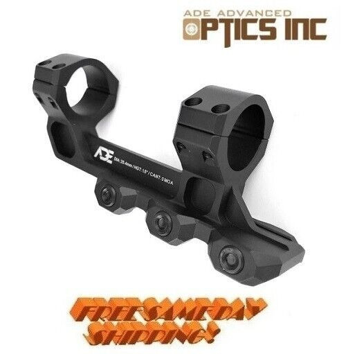 Ade Optics Easy-Clamp Offset Cantilever One Piece Riflescope Mount - 1"  #PS002