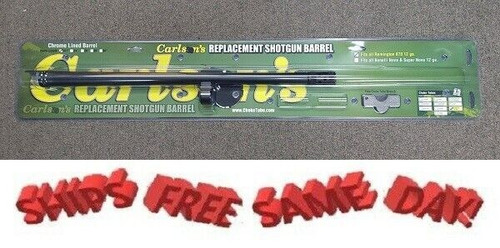 Carlson's Benelli Nova/SuperNova 12ga Barrel 18.5" Cylinder Choke # 87014 Carlson's Benelli Nova/SuperNova 12ga Barrel 18.5" Cylinder Choke # 87014