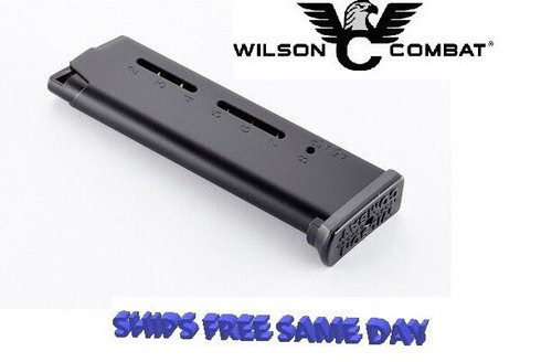 Wilson Combat 1911 .45 ACP Full-Size 8 Round Magazine, ETM Base Pad, Black 500B