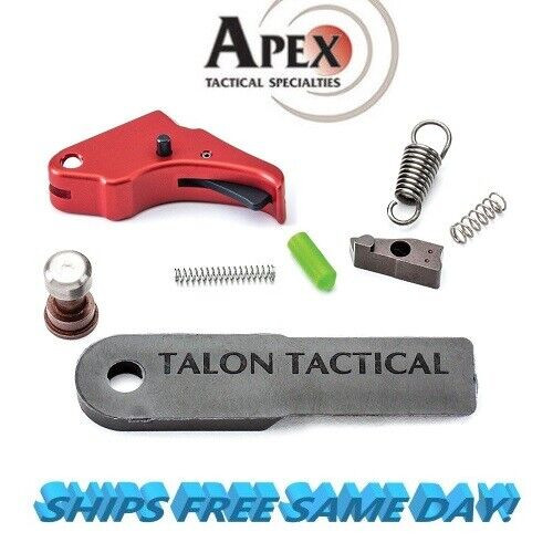 Apex Tactical Shield Duty/Carry Action Enhancement Trigger Kit RED!! for S&W M&P