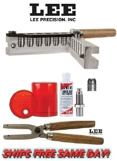 Lee 6 Cav Mold w/ Handles & Size and Lube Kit 45 ACP, Auto Rim, Colt (LC) 90349