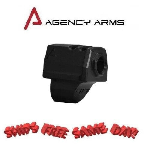 Agency Arms 419 Dual Port Compensator Sig P320 9mm 1/2"-28, NEW! # 419-OEM-BLK Agency Arms 419 Dual Port Compensator Sig P320 9mm 1/2"-28, NEW! # 419-OEM-BLK