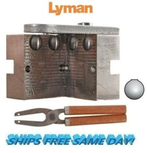 Lyman 1 Cav Mold w/ Handles 0.662 Dia Round Ball, NEW # 2645662