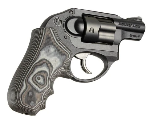 Hogue Ruger LCR, Black/Grey Smooth G-Mascus G10 Grip NEW!! # 78167