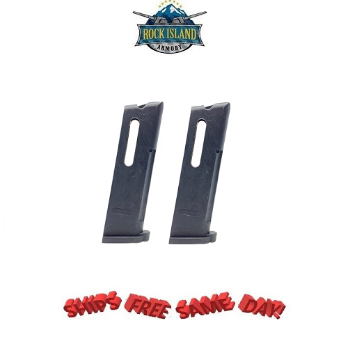 Rock Island/Armscor PAIR 1911 XT22 .22 LR 10 Rnd Mag Polymer-RIA NEW # 55089(2)