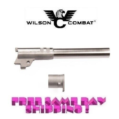 Wilson Combat 1911 Match Grade Barrel, 9mm, Government, 5", Stainless # 33DPR