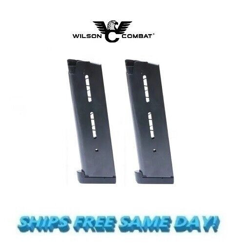 Wilson Combat PAIR 1911 Magazine, 8 Round .45 ACP Full Size, # 47DAB(2)