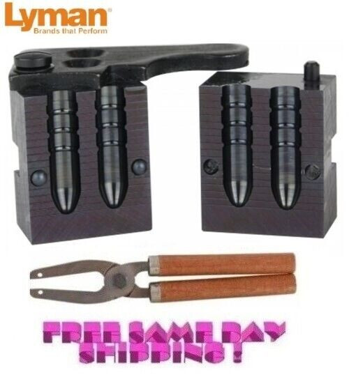 Lyman 2 Cav Mold w/ Handles for 22 Caliber 314 Diameter NEW!! 2660438+90005