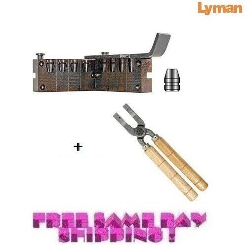 Lyman 4 Cav Mold w/ Handles for 9mm (356 Dia, 120 Gr) NEW  # 2670402+2735794 Lyman 4 Cav Mold w/ Handles for 9mm (356 Dia, 120 Gr) NEW  # 2670402+2735794