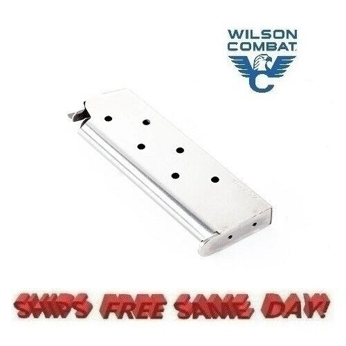 Wilson Combat 920 Series 1911 Compact Mag, 7 Round for 45 ACP,Stainless 920-45C7