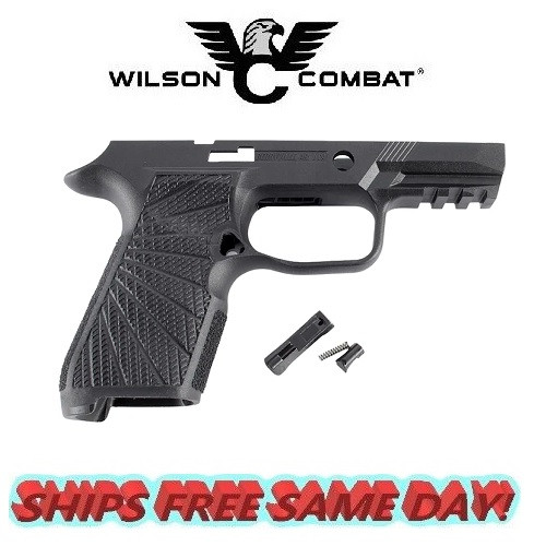 Wilson Combat Grip Module, NO Manuel Safety, X-Compact, BLK NEW! # 320-XCSB