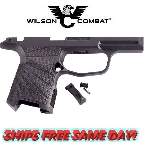 Wilson Combat Grip Module Sig P365 Manual Safety Black, NEW! # 365-MB