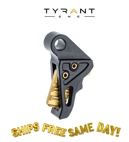 Tyrant CNC I.T.T.S HellCat/Pro Trigger Black/GOLD ! # TD-HCATTRIG-BLK/GOLD