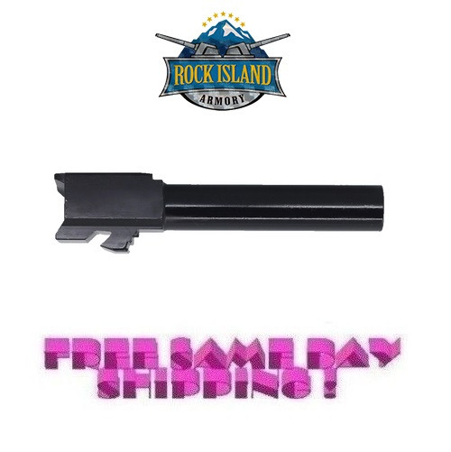 Rock Island/Armscor Glock 19 Unthreaded Barrel, Black Nitride NEW! # PSBALG19UT