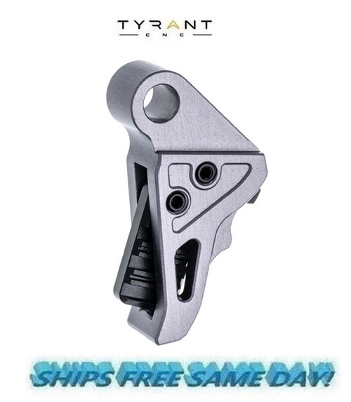 Tyrant CNC I.T.T.S HellCat/Pro Trigger Grey, Black # TD-HCATTRIG-GREY/BLK