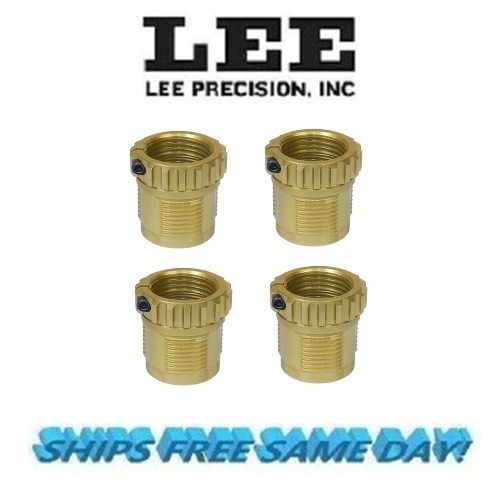 Lee Precision 4-pack of Spline Drive Breech Lock Bushings, Gold!! NEW! # 90095