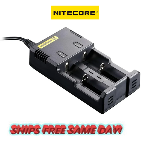 NiteCore i2 Intelli Charger for 2 Batteries, 2014 Version, 240 Volt NEW! # i2