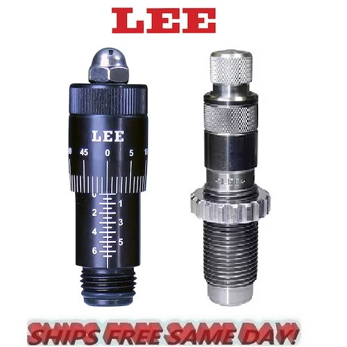 Lee Rifle Micrometer Adjust Screw with Seating Die for 7mm-08 Rem 92215+91423