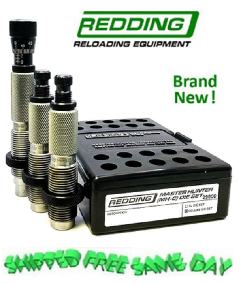 Redding Master Hunter Carbide Deluxe Die 3 Set for 6.5 PRC BRAND NEW! # 29487 Redding Master Hunter Carbide Deluxe Die 3 Set for 6.5 PRC BRAND NEW! # 29487