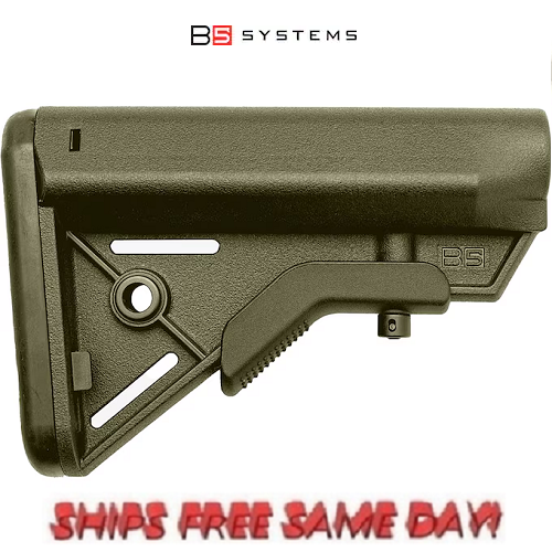 B5 Systems Bravo Stock Mil-Spec Diameter AR-15, LR-308, OD Green NEW! #  BRV-1104 B5 Systems Bravo Stock Mil-Spec Diameter AR-15, LR-308, OD Green NEW! #  BRV-1104