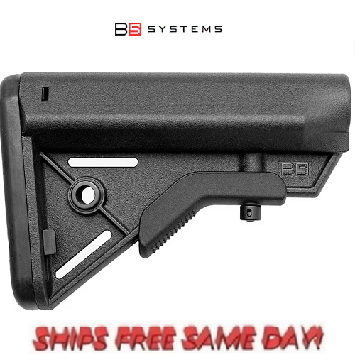 B5 Systems Bravo Stock Mil-Spec Diameter AR-15, LR-308 Polymer, Black BRV-1082 B5 Systems Bravo Stock Mil-Spec Diameter AR-15, LR-308 Polymer, Black BRV-1082