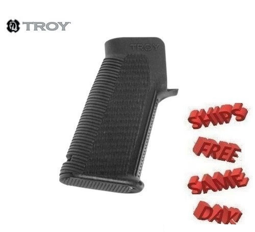 Troy Control Gun Grip, Black, Polymer for AR15 # SGRI-EHC-00BT-00 NEW!