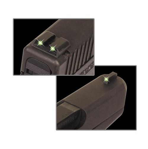 TRUGLO Brite Site Tritium Sight Set for S&W M&P, SD9, SD40 Steel NEW! # TG231MP