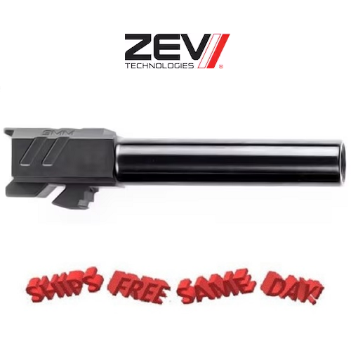 Zev Pro Match Barrel for 9mm Glock 19 Gen 1-5, Black NEW! # BBL-19-PRO-B