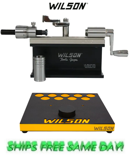 LE Wilson Micrometer Case Trimmer Kit 50BMG w/ Case Trimmer Platform CTS-50MKIT
