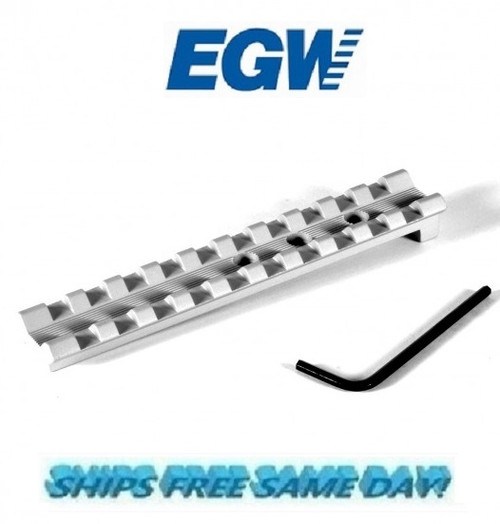 EGW Silver Smith and Wesson (S&W) Revolver Picatinny Rail NEW! # 49104