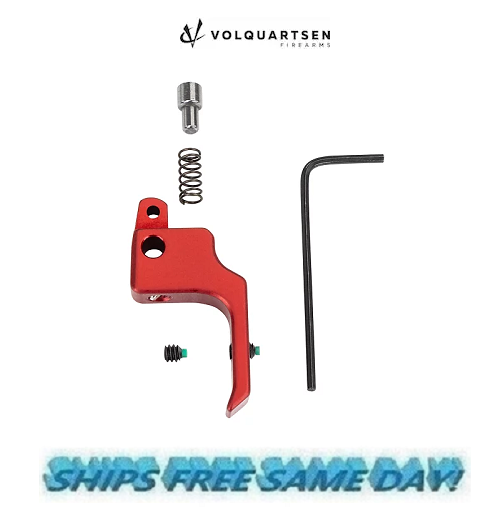 Volquartsen 19.22 Trigger Flat Ruger Mark 3 4 MK IV III & 22/45 RED # VF4FT-R