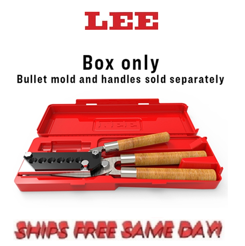Lee Precision 6 or 18 Cavity Bullet Mold Hinged Case NEW! # 92156