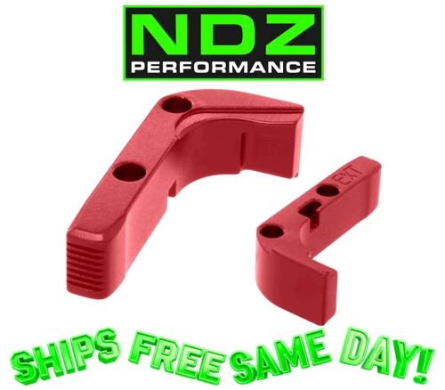 NDZ Glock Gen 1-3 Extended Magazine Release Red new! GMR-G3-EXT-RED