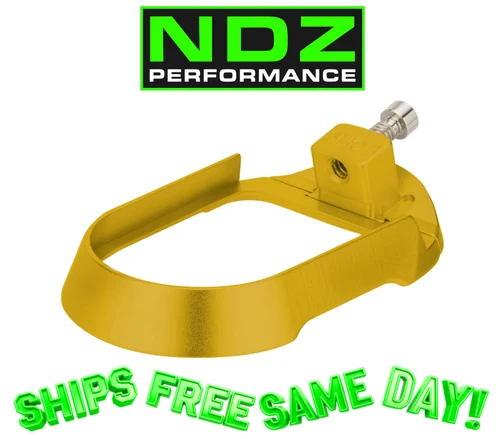 NDZ Echelon Gold Lo-Pro Magwell for Springfield Hellcat & Pro ECH9-LPMW-TGLD