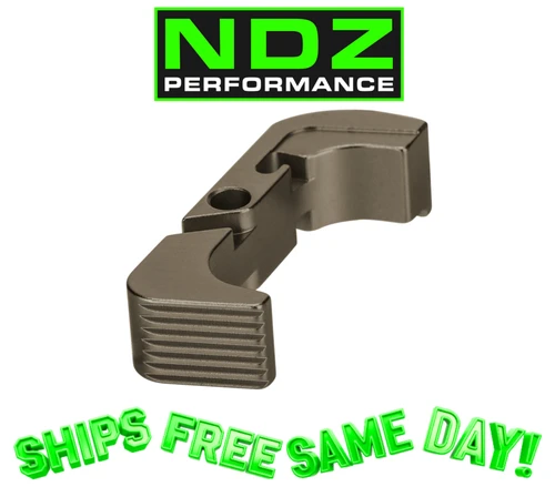 NDZ Glock Gen 4-5 Magazine Release 9MM .40 cal FDE New! GMR-G4-EXT-HCFDE